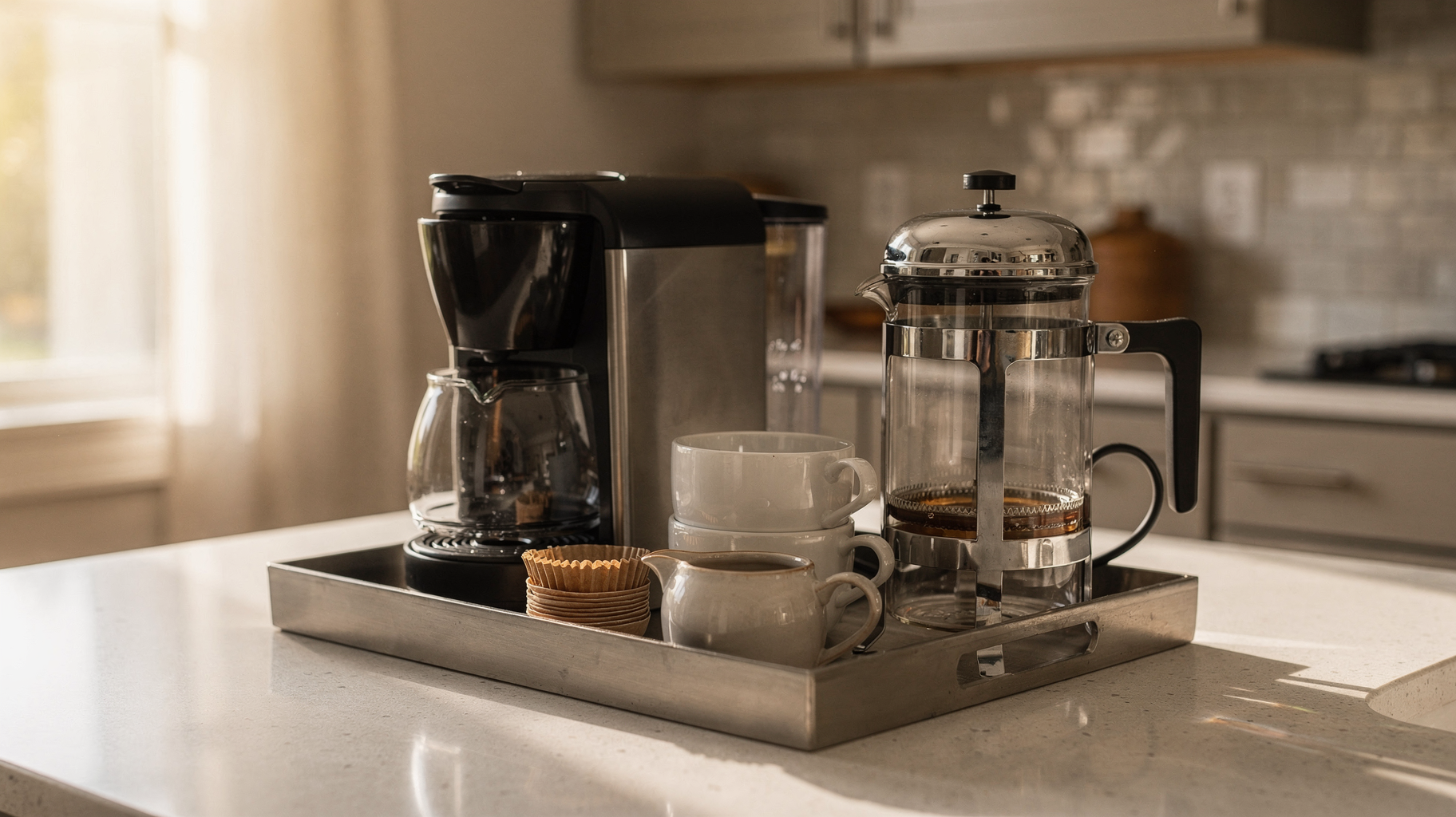 Coffee Stations in STRs: Pods, Drip, or French Press—What’s Best for Guests?