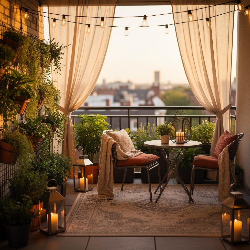 Small Balcony or Patio? How to Create a Cozy Outdoor Space for Guests That Boosts Rental Yield